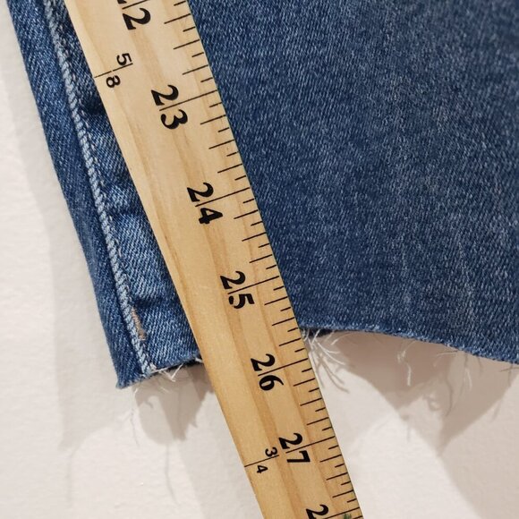 DL1961 Mara Instasculpt Straight Ankle Jean Size 32 Distressed Casual Fray Hem - Picture 14 of 14